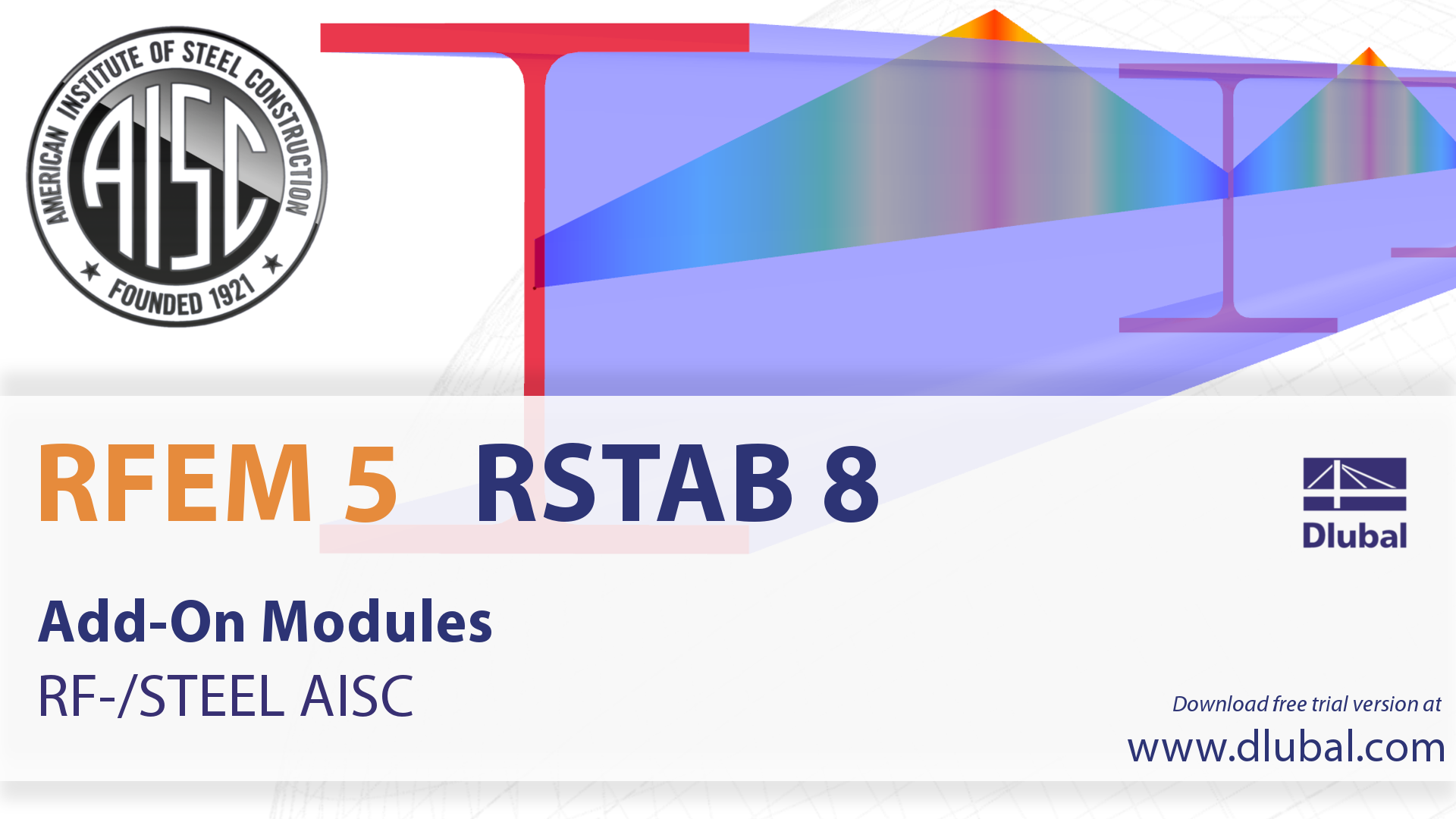 Add-on Module RF-/STEEL AISC