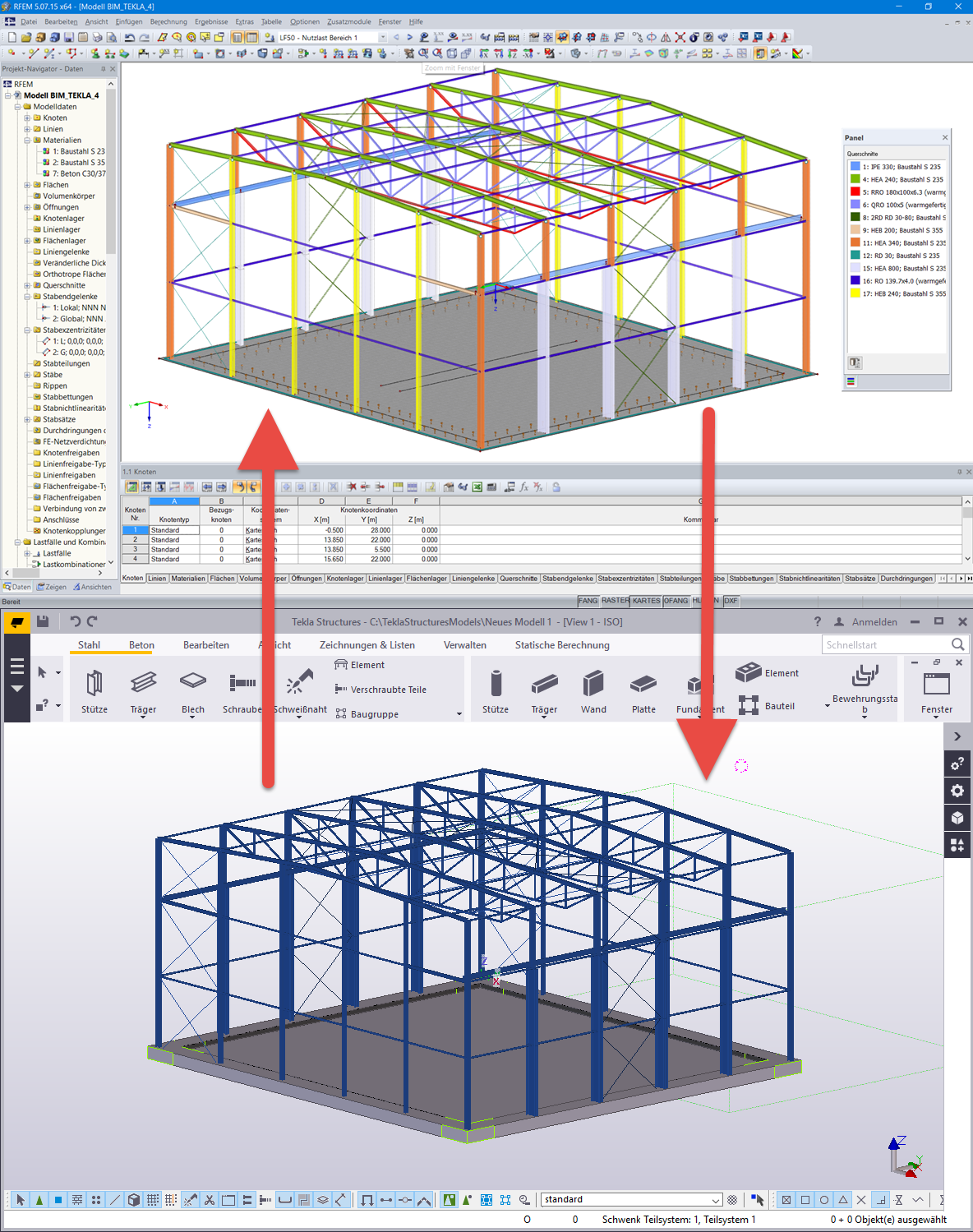 BIM-orientierte Planung mit Tekla Structures