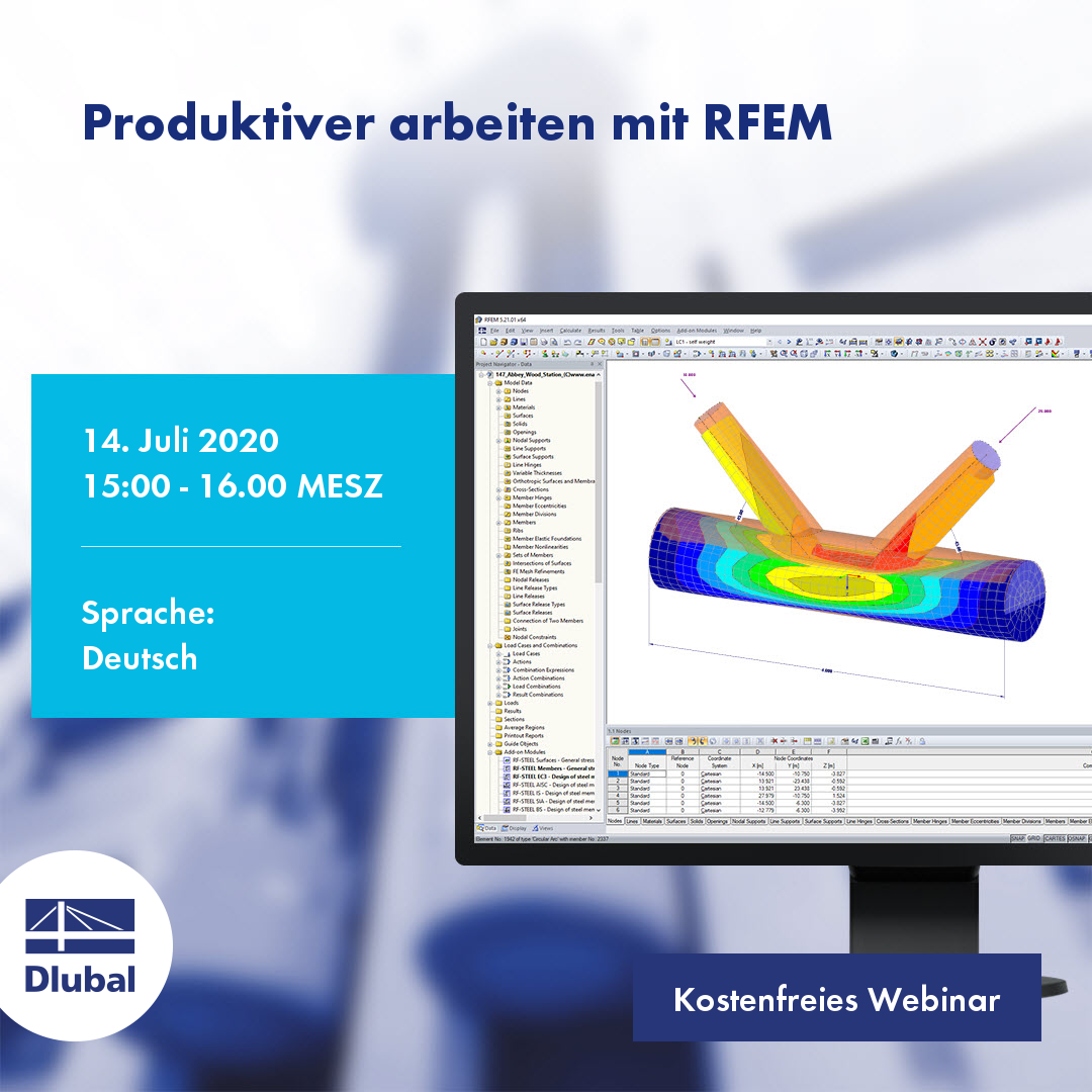 Produktiver arbeiten mit RFEM