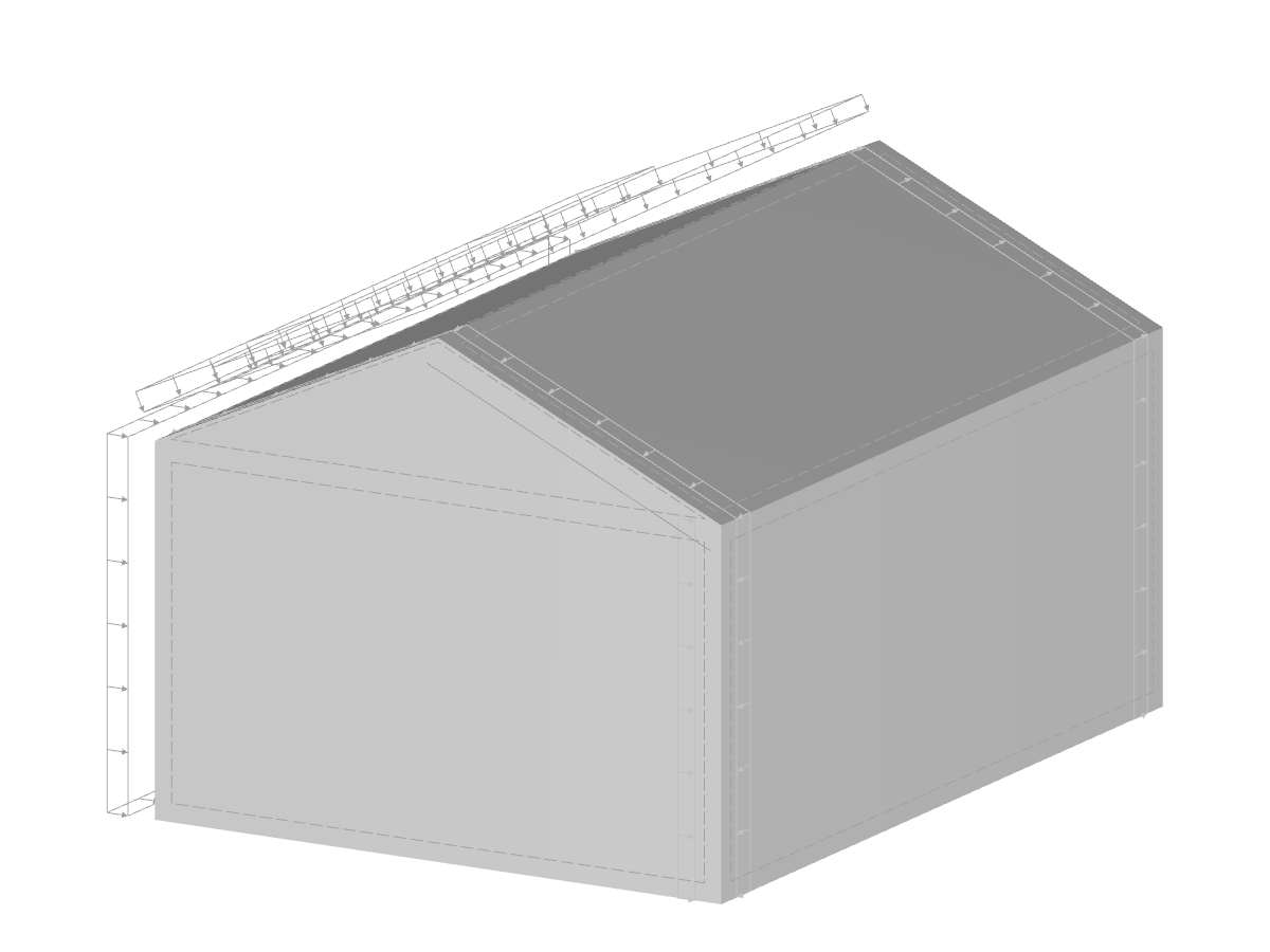 双坡屋面建筑风荷载