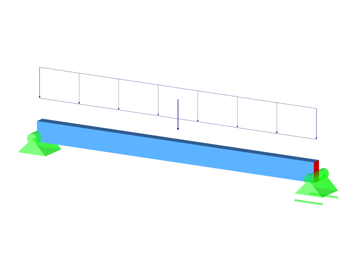 使用RFEM 5建模 | 001单跨梁