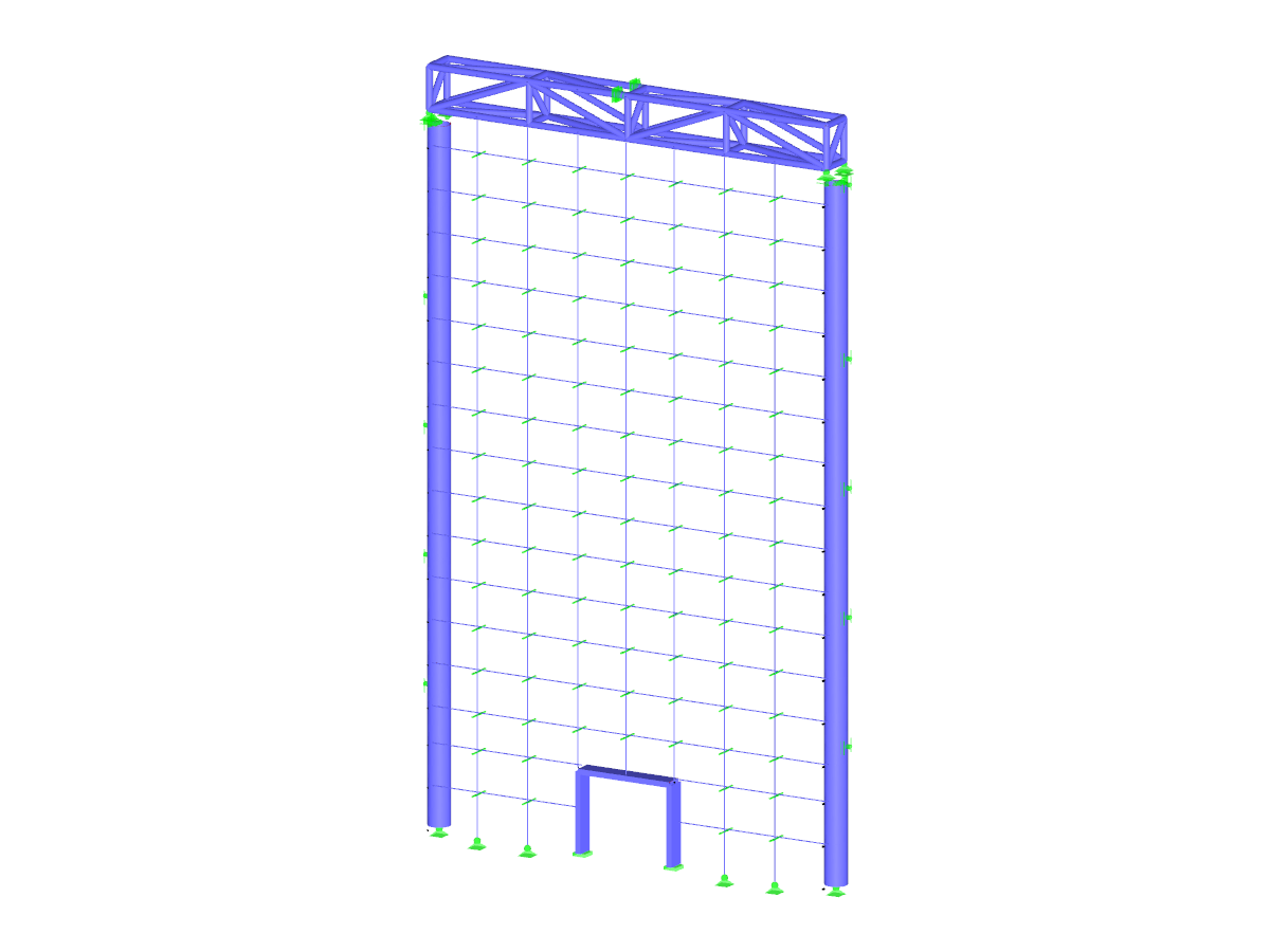 Seilnetz-Fassade