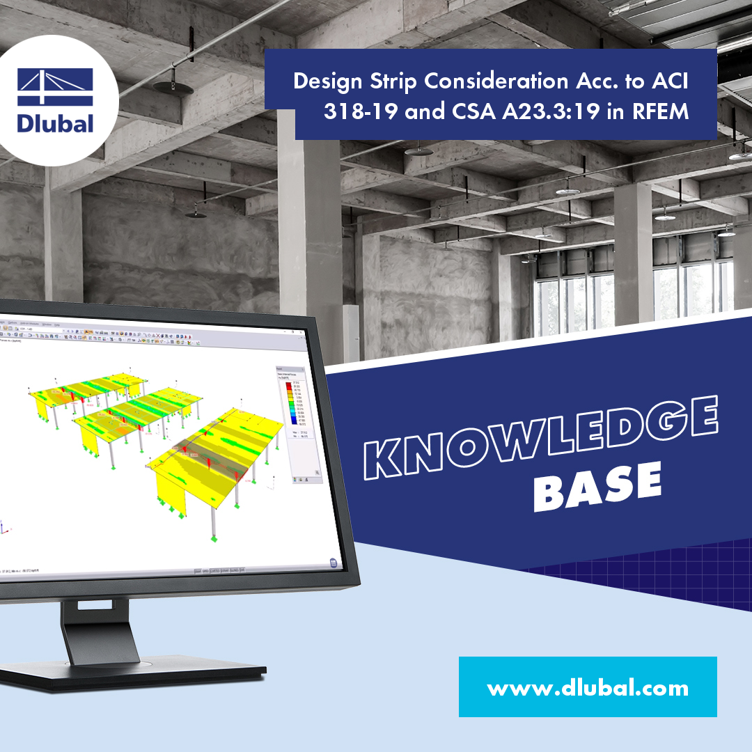 Design Strip Consideration Acc. to ACI 318-19 and CSA A23.3:19 in RFEM