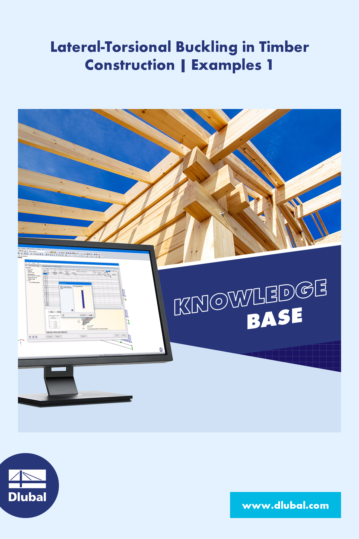 Lateral-Torsional Buckling in Timber Construction | Examples 1