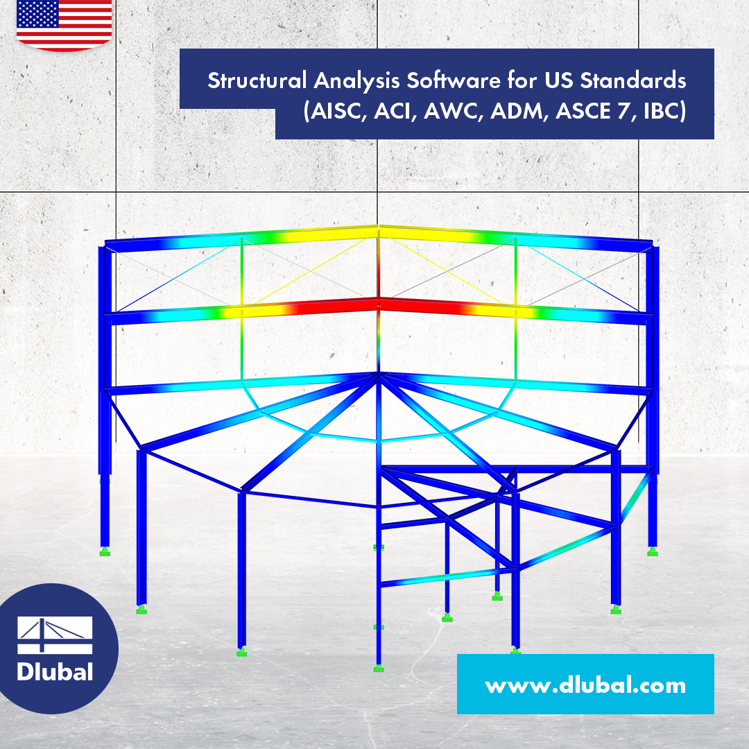 美国规范结构分析软件\n（AISC，ACI，AWC，ADM，ASCE 7，IBC）