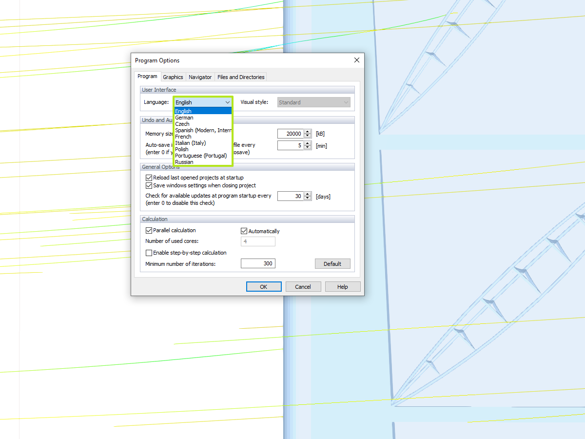 RWIND Simulation 提供 9 种语言用户界面