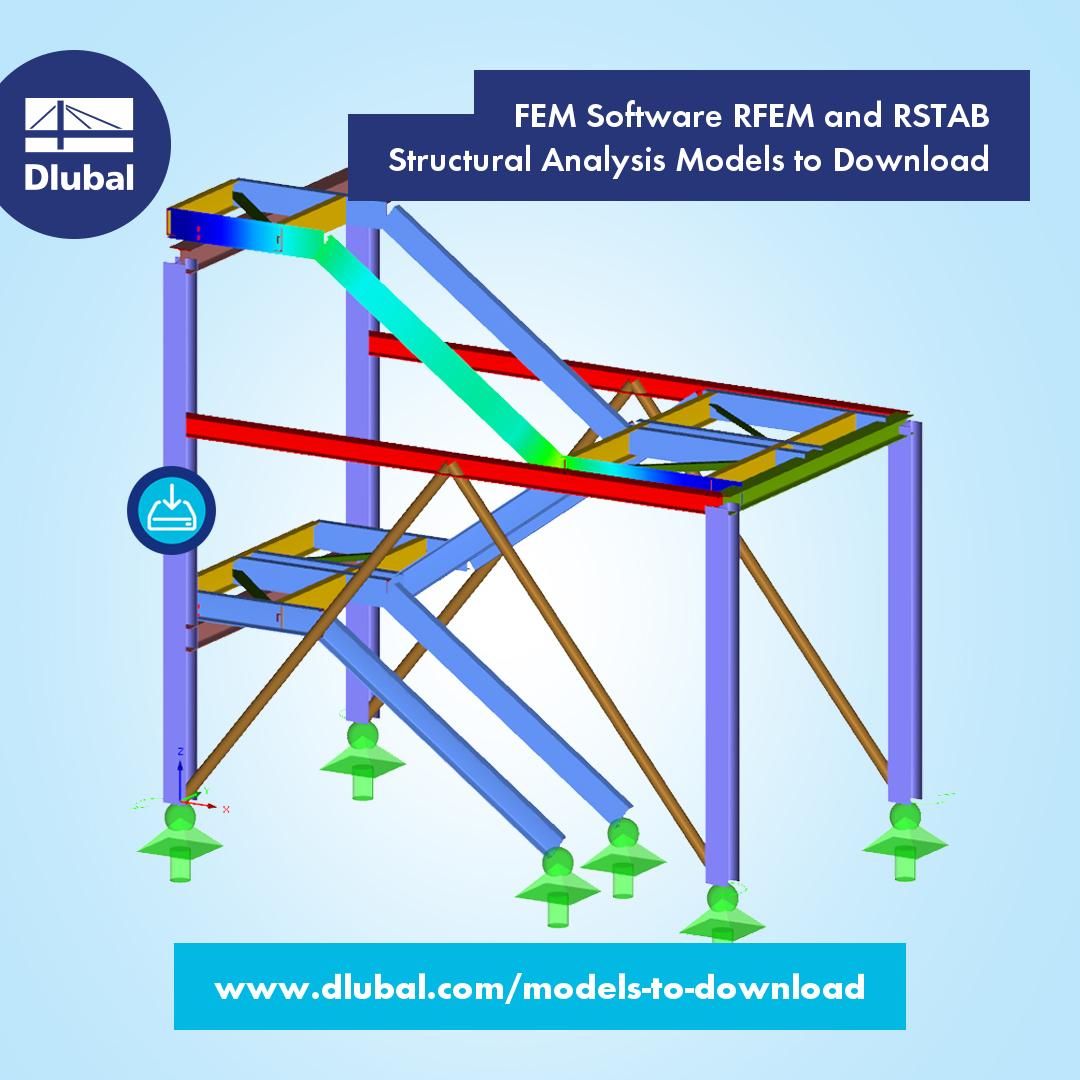 RFEM FEM软件和RSTAB\n结构分析模型下载