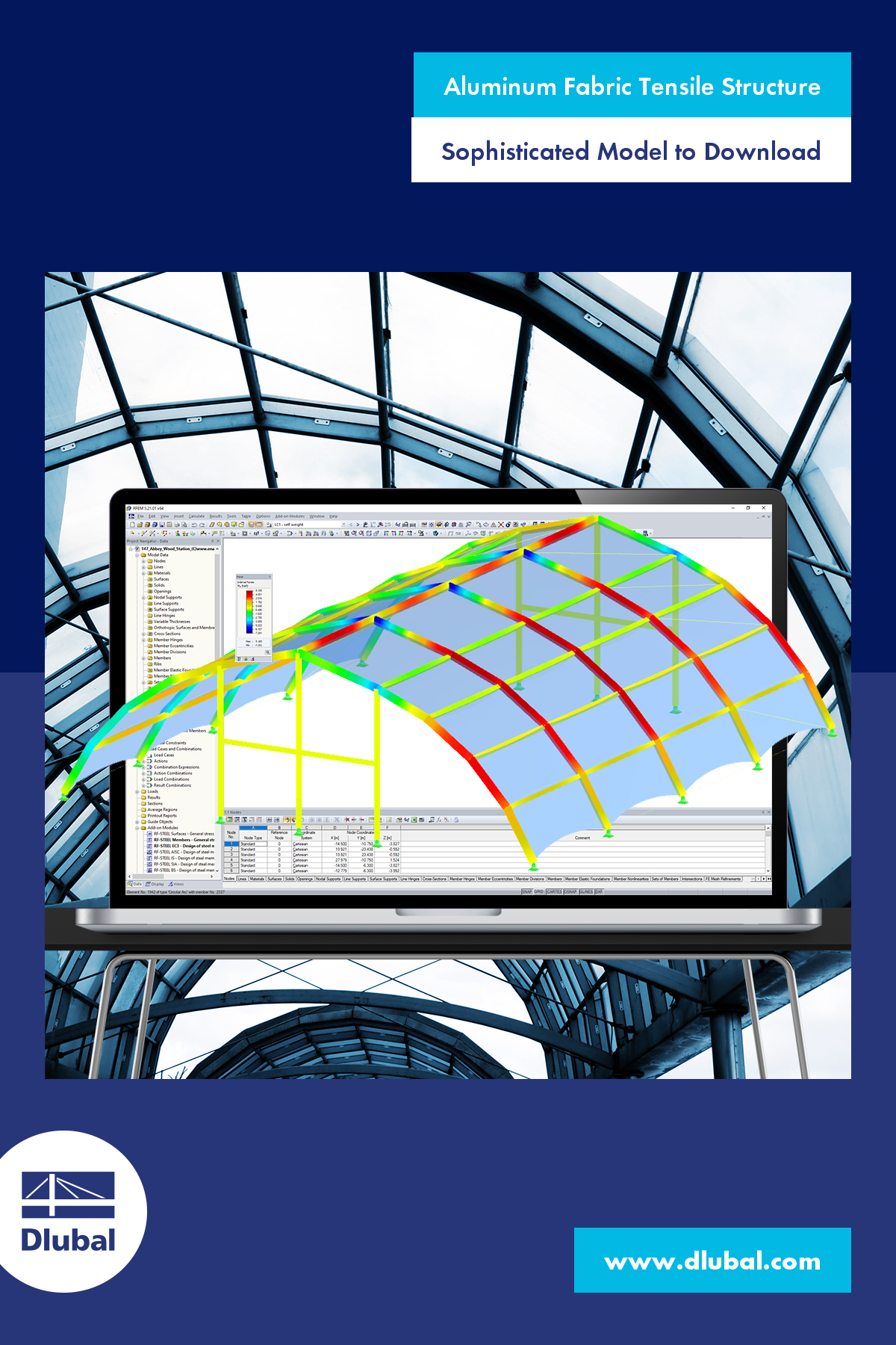 Aluminum Fabric Tensile Structure