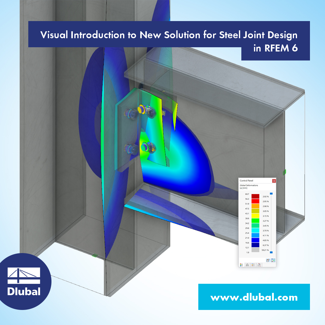 RFEM 6 中钢结构节点设计新解决方案的可视化介绍