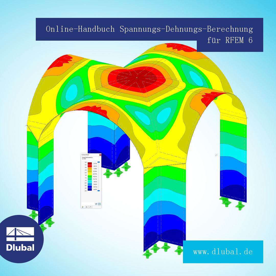 RFEM 6 的在线手动应力-应变分析