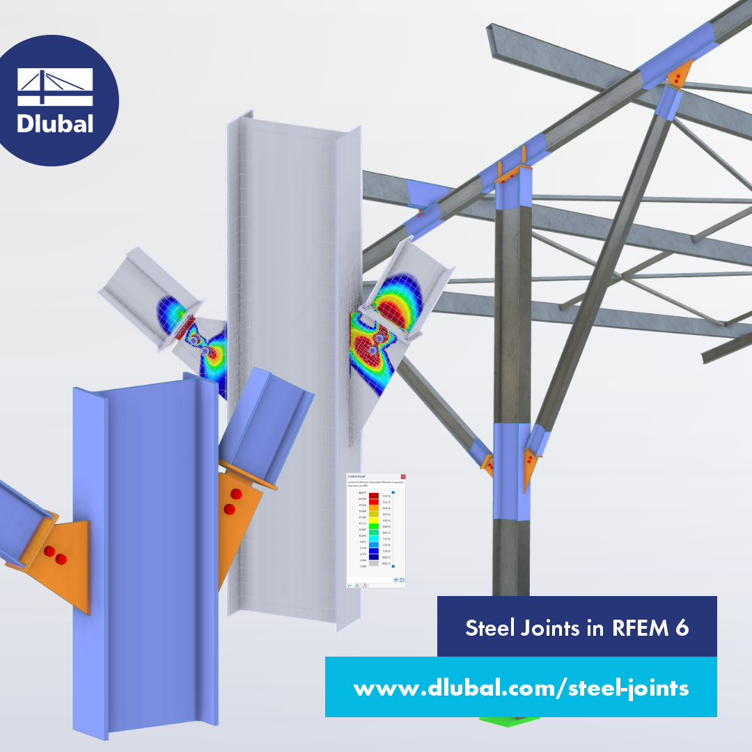 RFEM 6 中的钢结构节点模块