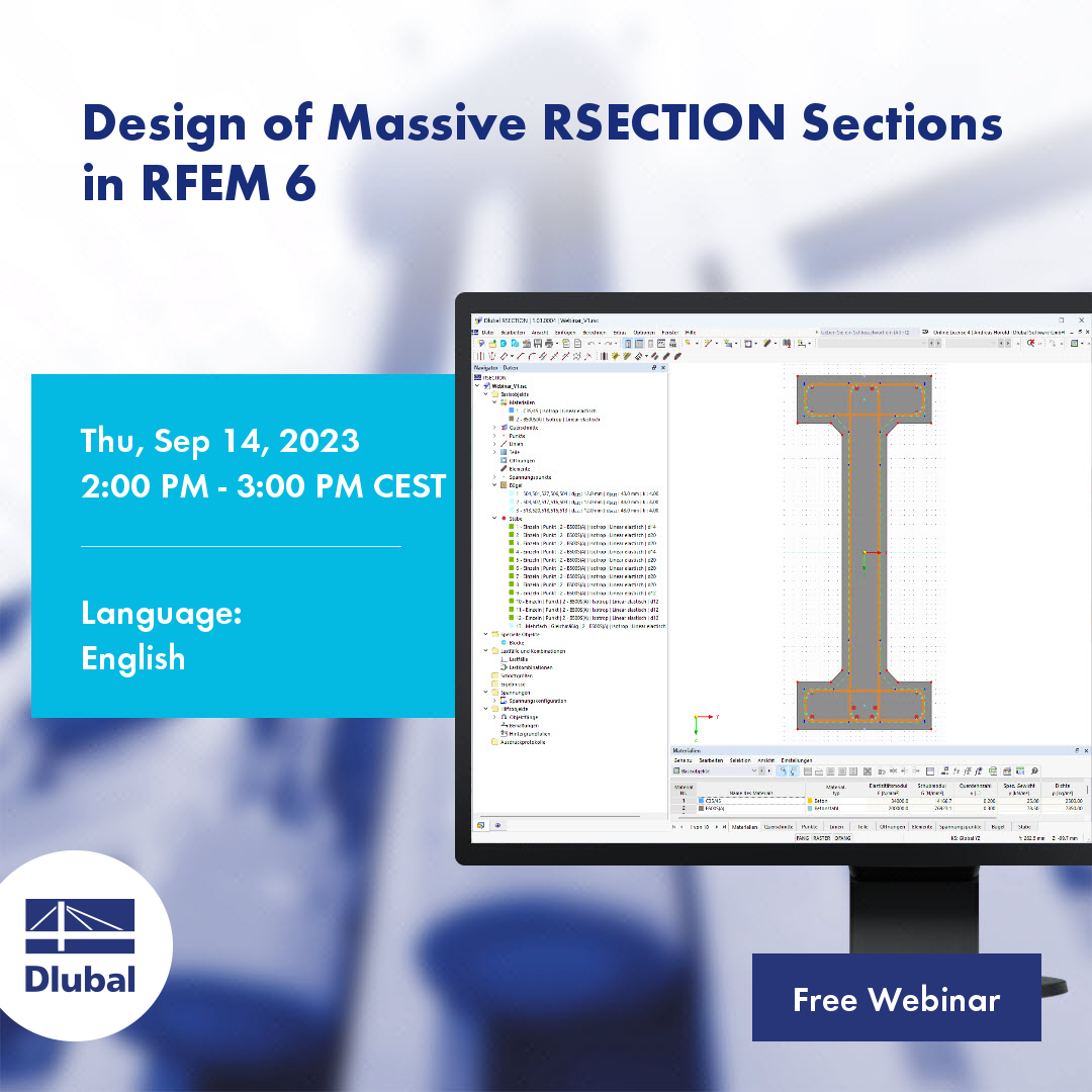 RFEM 6 中 RSECTION 厚壁截面设计