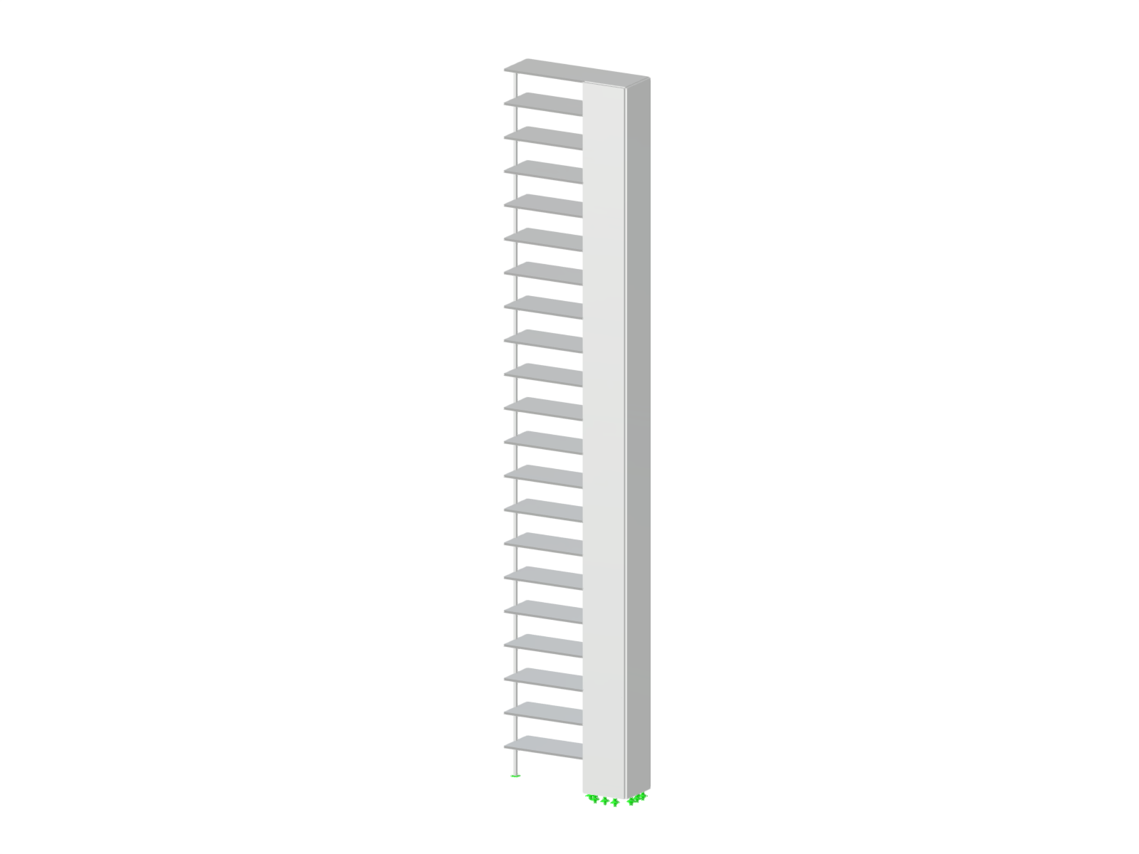 模型 004888 | 多层建筑施工