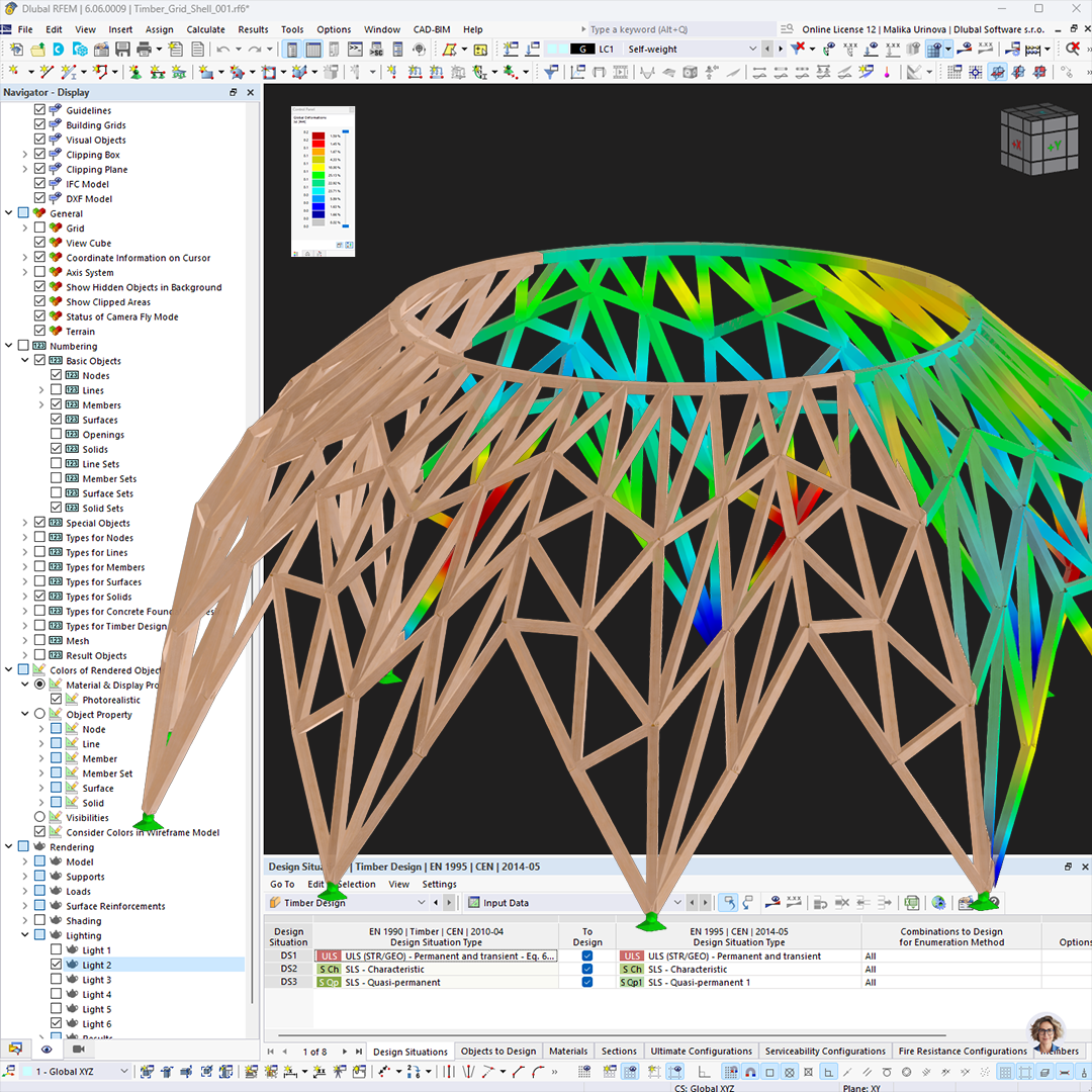 新模型 | 木结构球体栅格壳